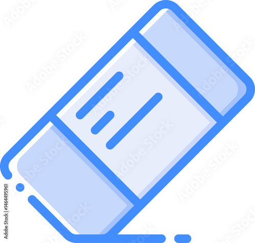 eraser illustration on a white background     
