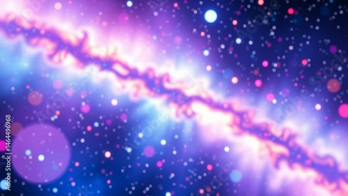 Obraz na płótnie Vibrant cosmic-themed collage element set on transparent background 4K w salonie