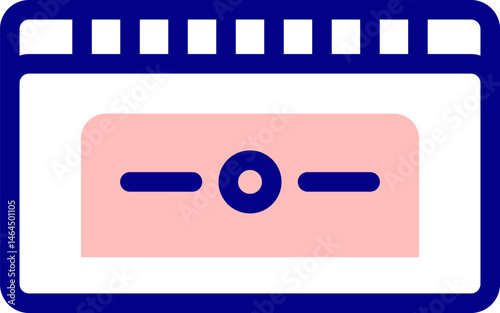 harmonica illustration on a white background    