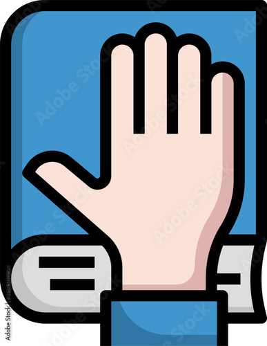 honesty illustration on a white background    