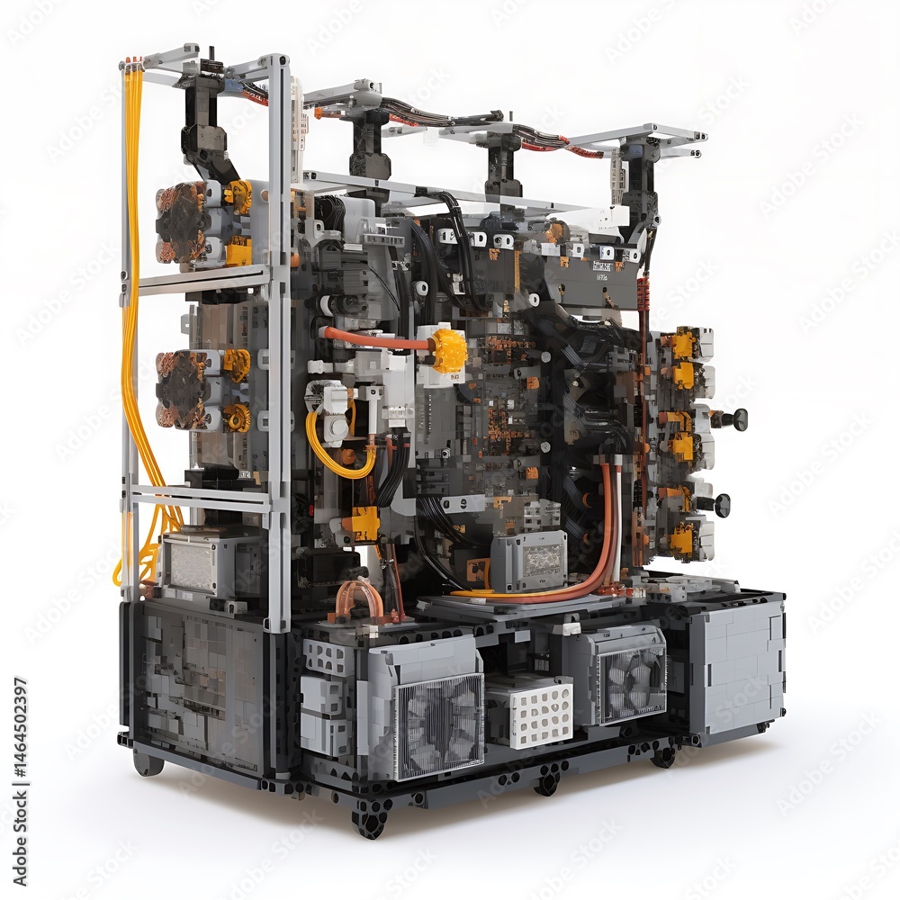 Modular Tech Machine with Studio Shot. Modular Tech Machine with Studio Shot.