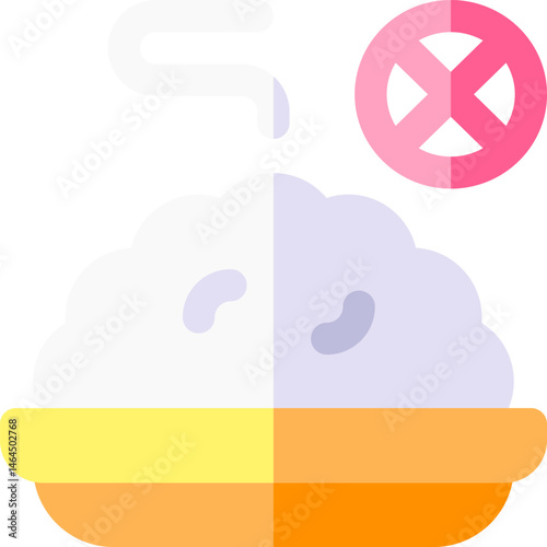 hunger appetite illustration on a white background    