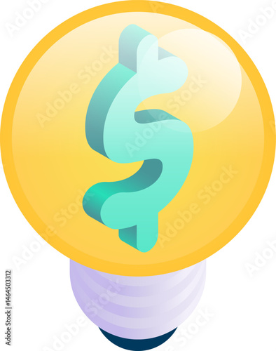 idea illustration on a white background    