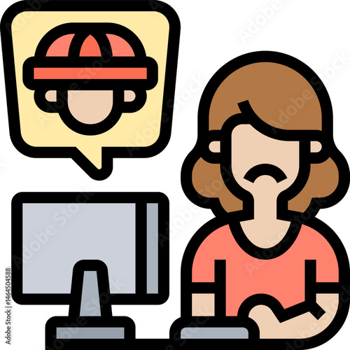 intrusion illustration on a white background    