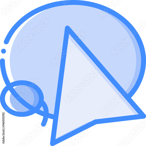 lasso illustration on a white background     