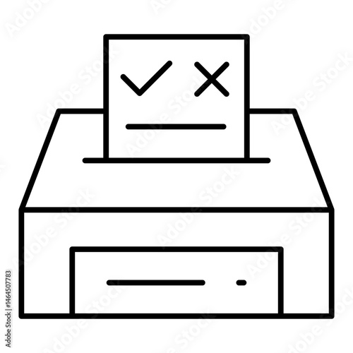 Vote line icon