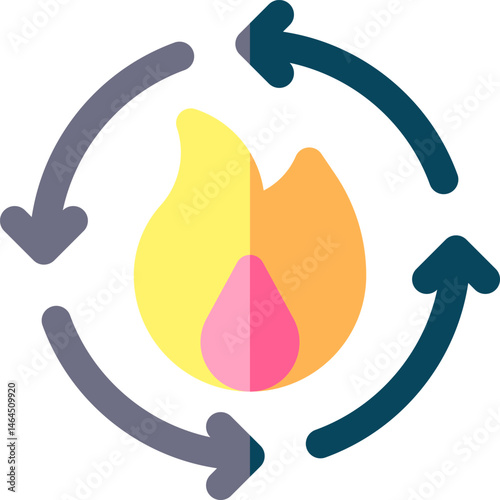 metabolism illustration on a white background    