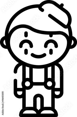 mime illustration on a white background    