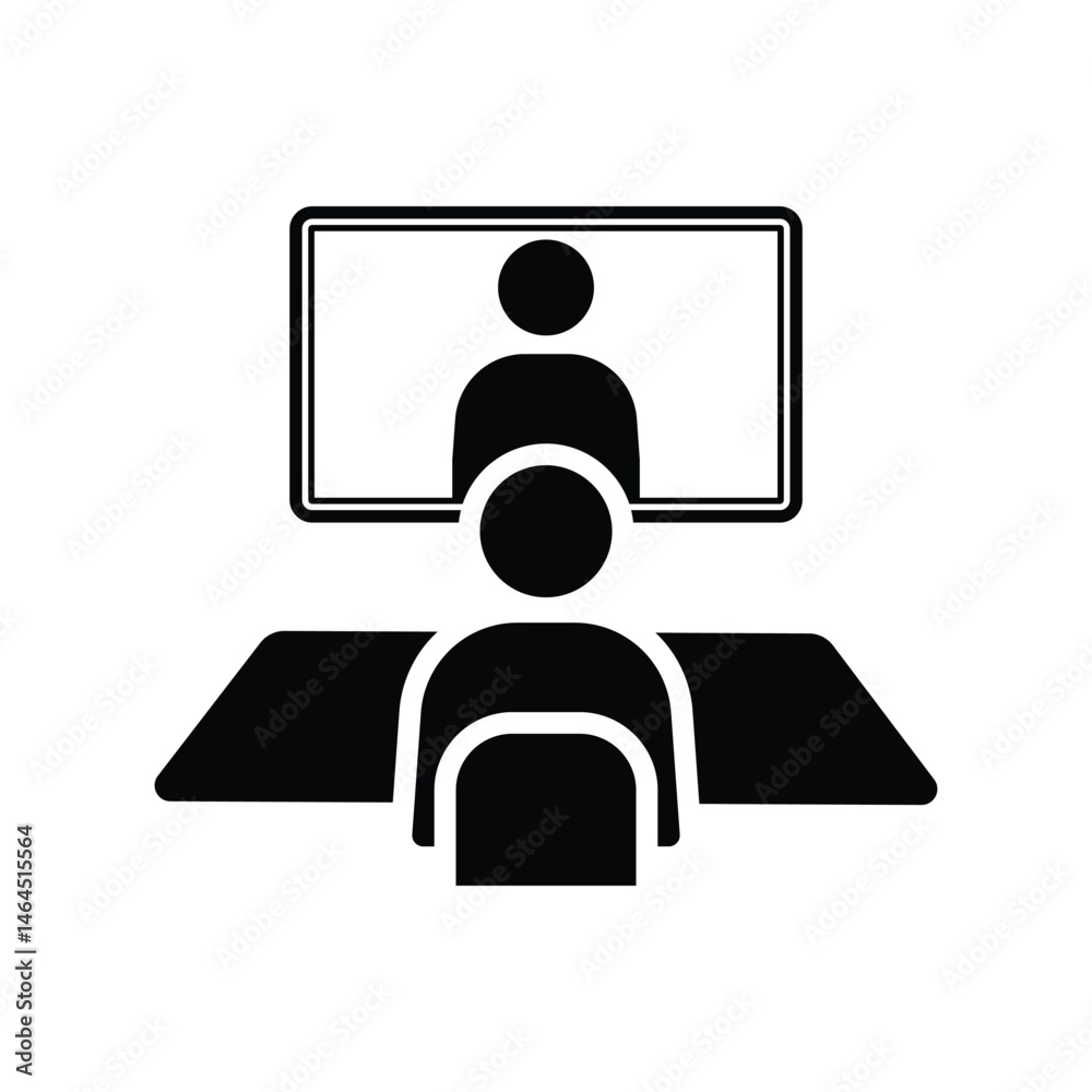 Executive discussion room vector, workplace conference area icon, creative brainstorm room symbol, illustration of office conference table, clean design meeting room icon, vector design, eps 10 Executive discussion room vector, workplace conference area icon, creative brainstorm room symbol, illustration of office conference table, clean design meeting room icon, vector design, eps 10