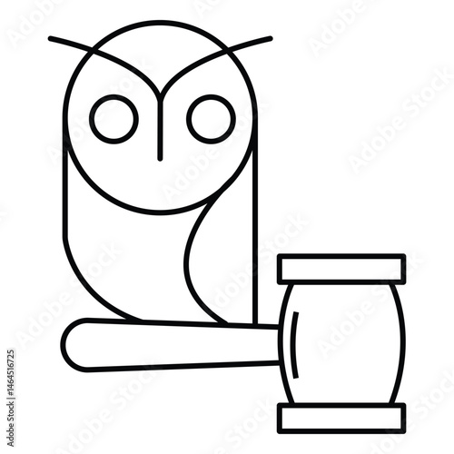 Legal Framework and Education Law vector Icon Design