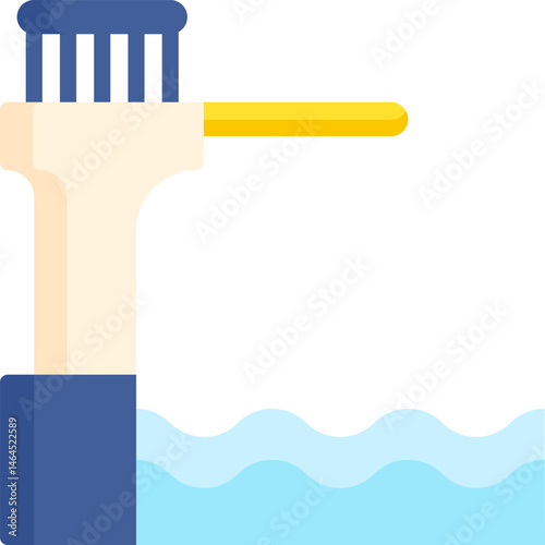 springboard illustration on a white background     