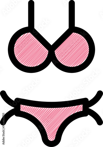 summer illustration on a white background   