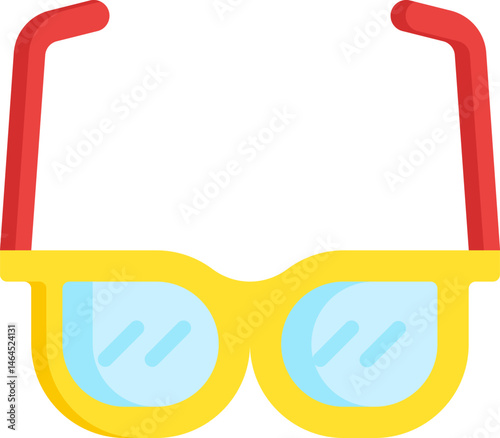 sunglasses illustration on a white background     