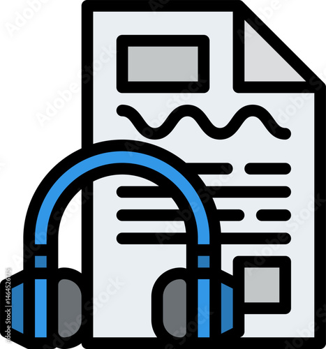 transcription illustration on a white background     
