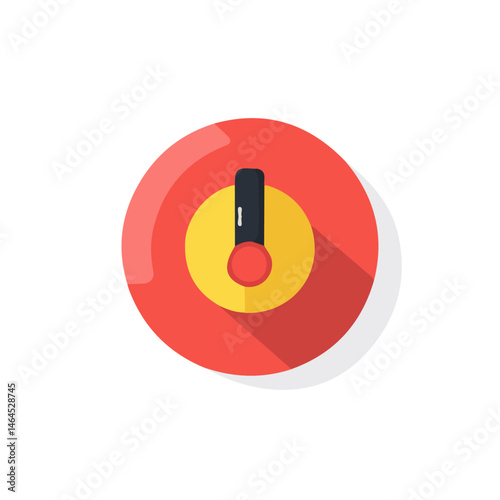 2D flat Power-up vector illustration, isolated on a white background.