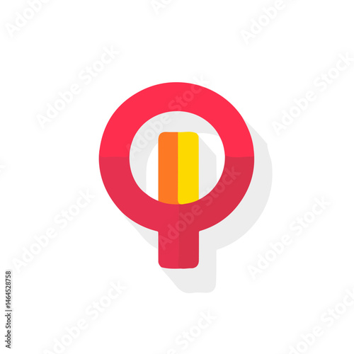 2D flat Power-up vector illustration, isolated on a white background.