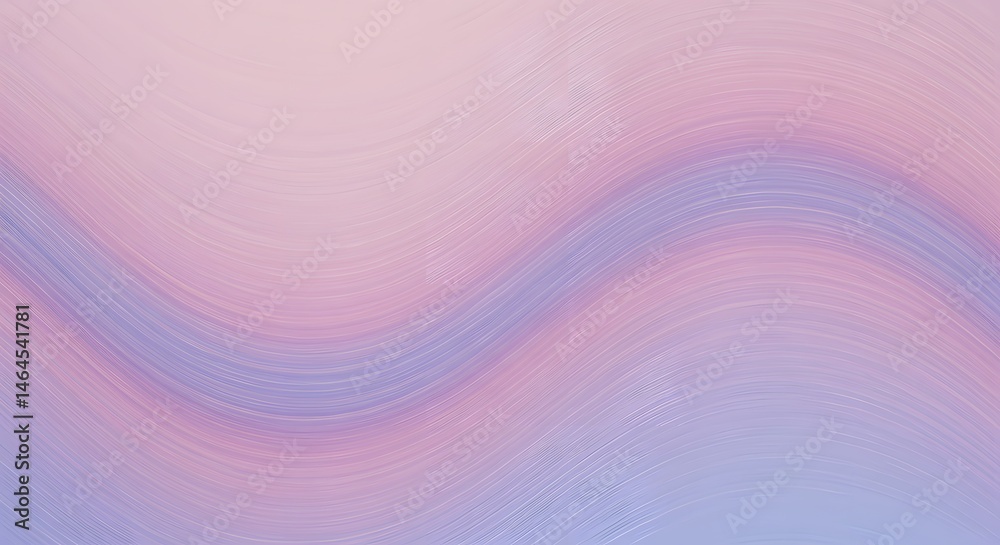 Obraz premium Minimal flowing lines in soft wave motion