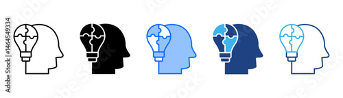 Complementary Skills Icon Set With Multiple Style Collection 