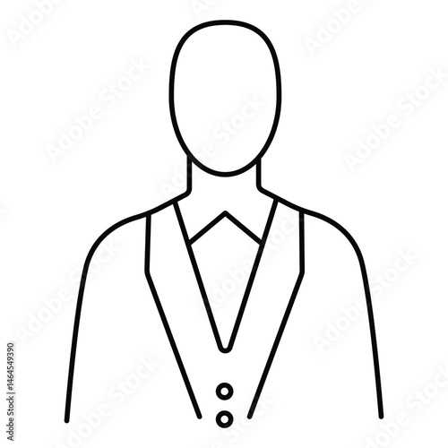 Lawyer Attorney vector Icon design Depicting Legal Authority and Justice