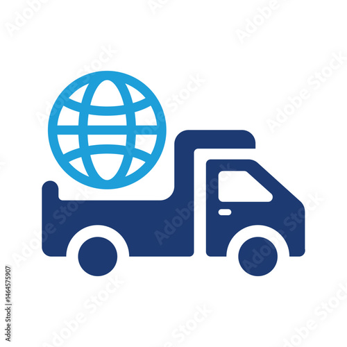 Worldwide delivery icon