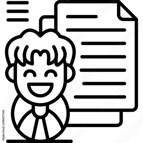Assignment Icon Vector Element