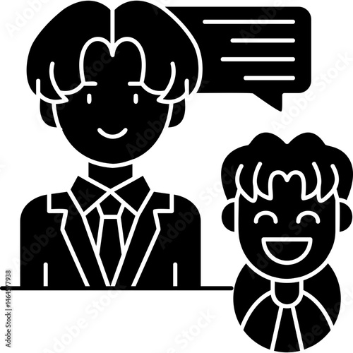 Work Orientation Icon Vector Element