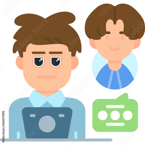 Talk Icon Vector Element