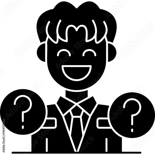 Anonymity Icon Vector Element