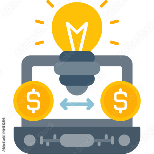 Funding Idea Icon Vector Element