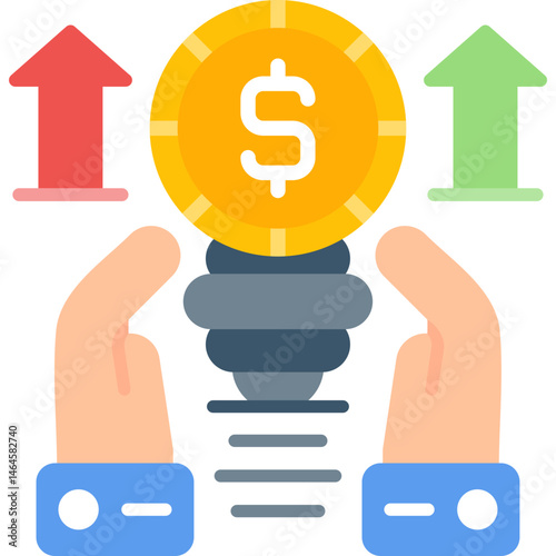 Profits Icon Vector Element