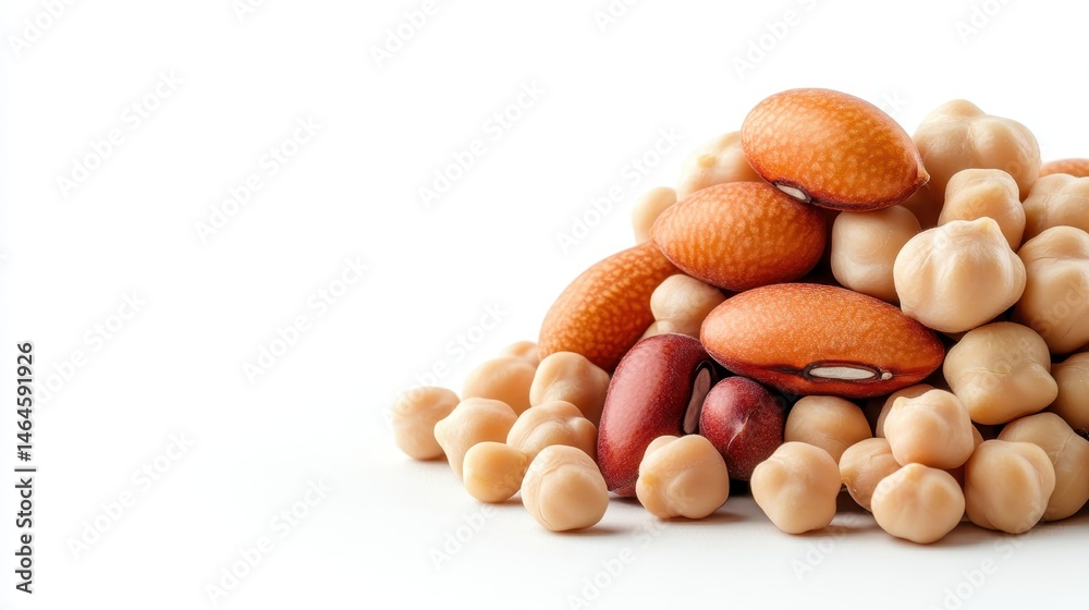 An appealing assortment of various nuts and legumes is artfully organized, showcasing their textures and colors, symbolizing health, nutrition, and culinary diversity. An appealing assortment of various nuts and legumes is artfully organized, showcasing their textures and colors, symbolizing health, nutrition, and culinary diversity.
