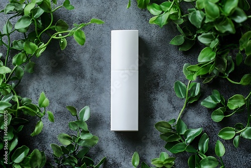 Eco-Friendly Product Packaging Mockup Green Leaves