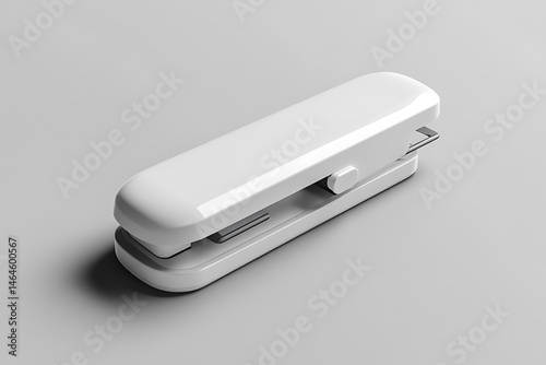Sleek White Stapler Office Supply Design Minimalist Product