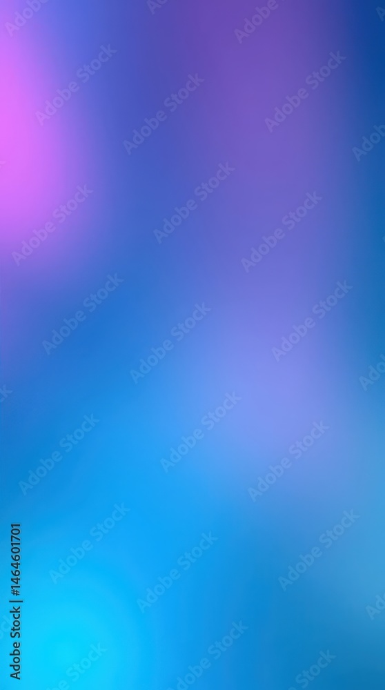 Fototapeta premium Dynamic fusion of blue and purple hues illuminating an abstract space at dusk