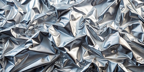 Luxurious metallic silver foil background with subtle texture and reflective finish, perfect for luxury brand identity