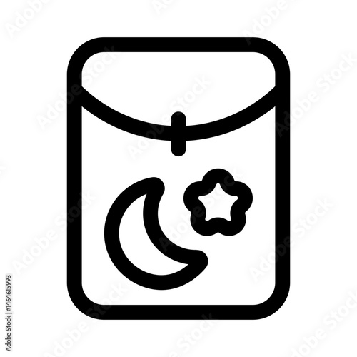 eidiyah icon with line style, perfect for user interface projects