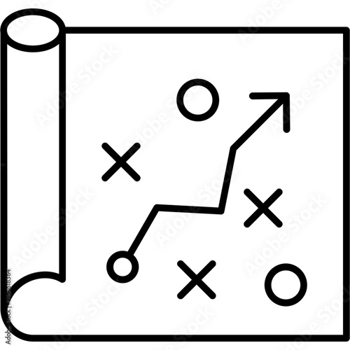 Strategy Map Icon