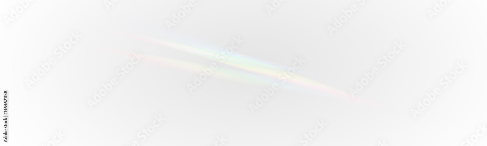 Intense crystal light flare PNG with rainbow streaks