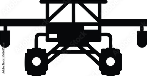 Advanced AGCO RoGator Applicator Vehicle for Precision Farming and Crop Management