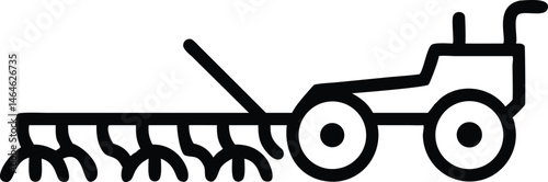 Disc Harrow Tractor for Efficient Soil Tillage and Modern Agricultural Field Preparation