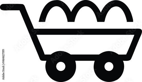 Egg Collection Cart for Efficient Egg Gathering and Poultry Farming Operations