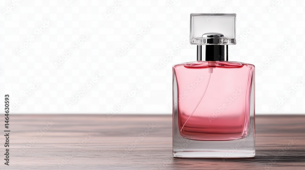 An exquisite glass perfume bottle with a soft pink tint is displayed against a subtle background, embodying elegance and luxury in fragrance design and aesthetics. An exquisite glass perfume bottle with a soft pink tint is displayed against a subtle background, embodying elegance and luxury in fragrance design and aesthetics.