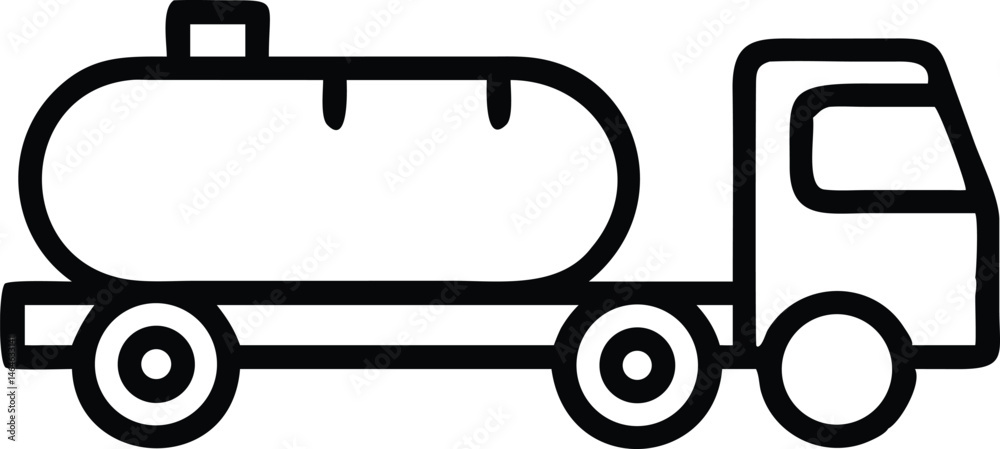 Obraz premium Slurry Tanker for Efficient Manure and Waste Management in Agriculture