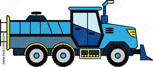 Modern Specialty Grape Harvester Vehicle for Efficient Vineyard Harvesting