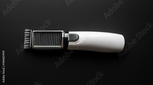 Obraz na płótnie White and Black Cleaning Gadget on Dark Background w salonie
