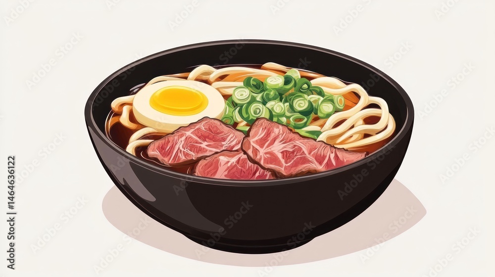 Delicious Beef Ramen Bowl: A Culinary Masterpiece
