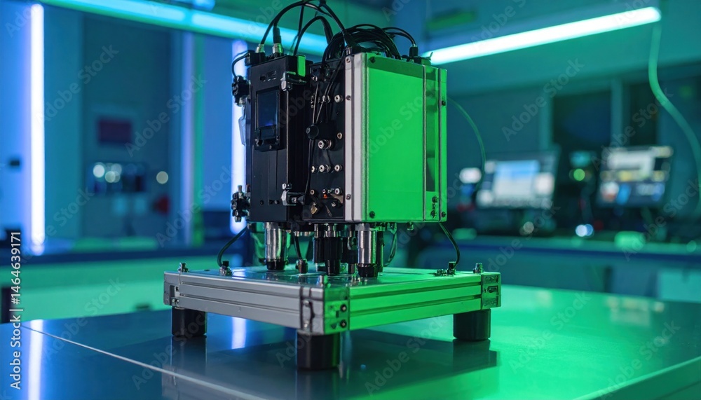 Fototapeta premium Electronic Device in Modern Laboratory