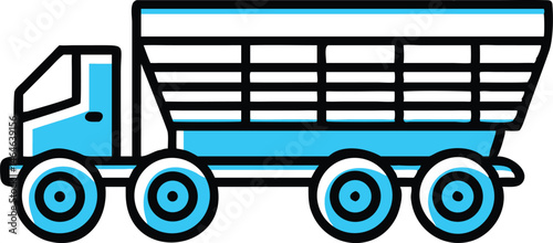Farm Wagon for Efficient Transport Vehicles in Agricultural Settings