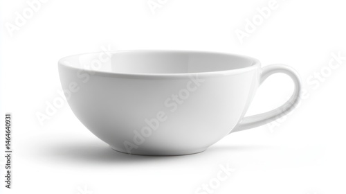 Obraz na płótnie A Simple White Teacup, Elegant and Clean Design w salonie