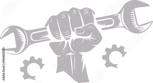Mechanic Tools SVG File, Mechanic Tools svg, Human Fist svg, Fist svg